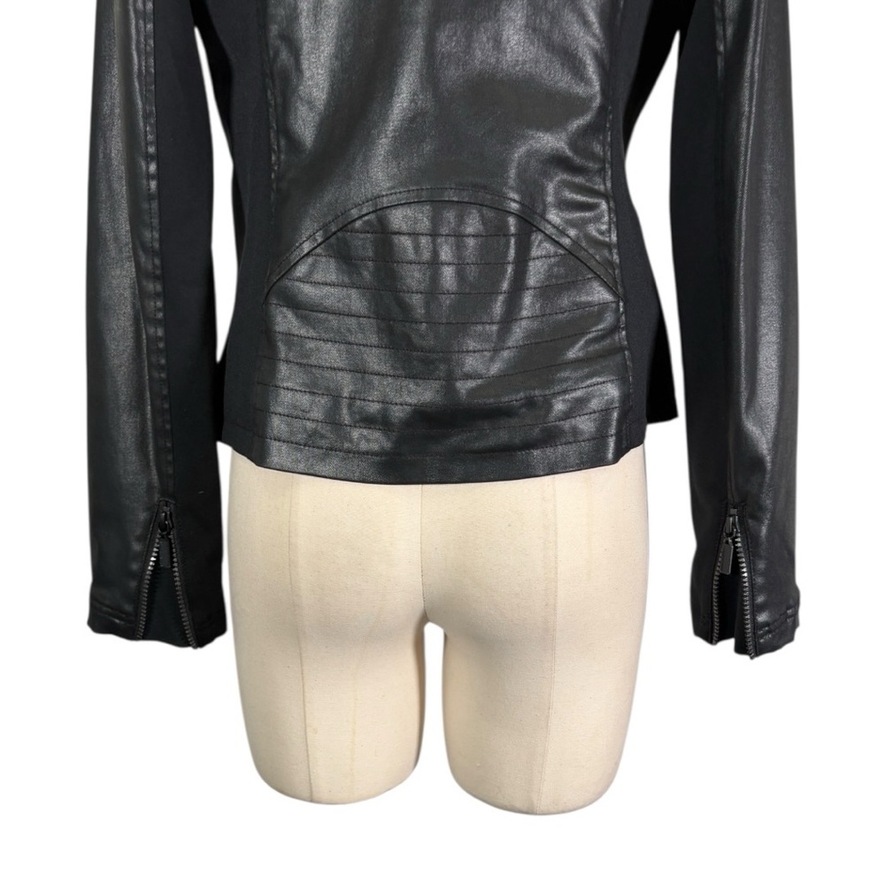Harley Davidson Leather Moto Biker Jacket Size Medium - Picture 8 of 11